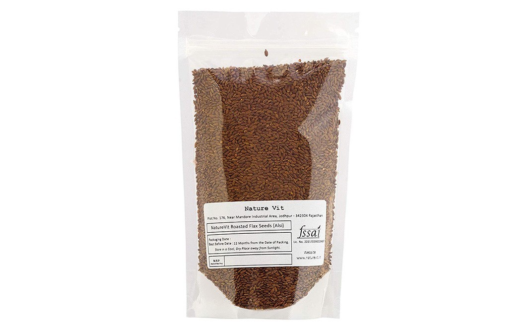 Nature Vit Roasted Flax Seeds (Alsi)    Pack  900 grams